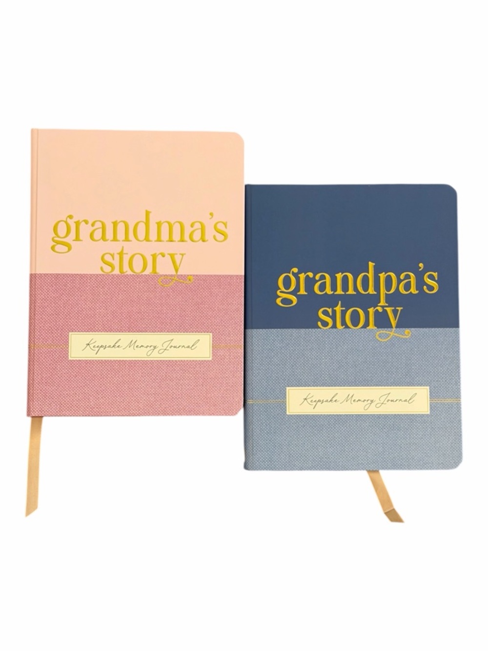Grandma's Story & Grandpa's Story Memory Journals NWT
